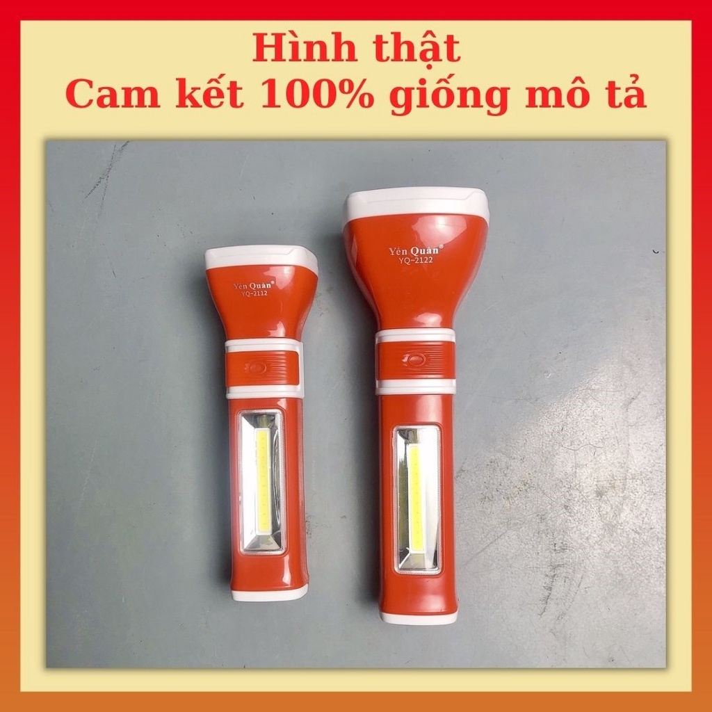 Đèn pin cầm tay, đèn pin chiếu sáng đa năng 2 trong 1 Mã 2112 và 2122 siêu sáng