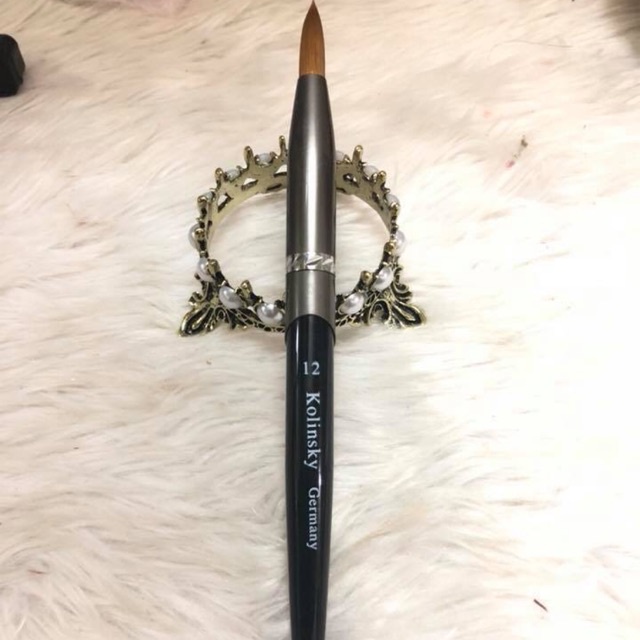 Cọ đắp form móng bột KONISKY GERMANY số 12,14 - 100% lông chồn Thiên Di Nail