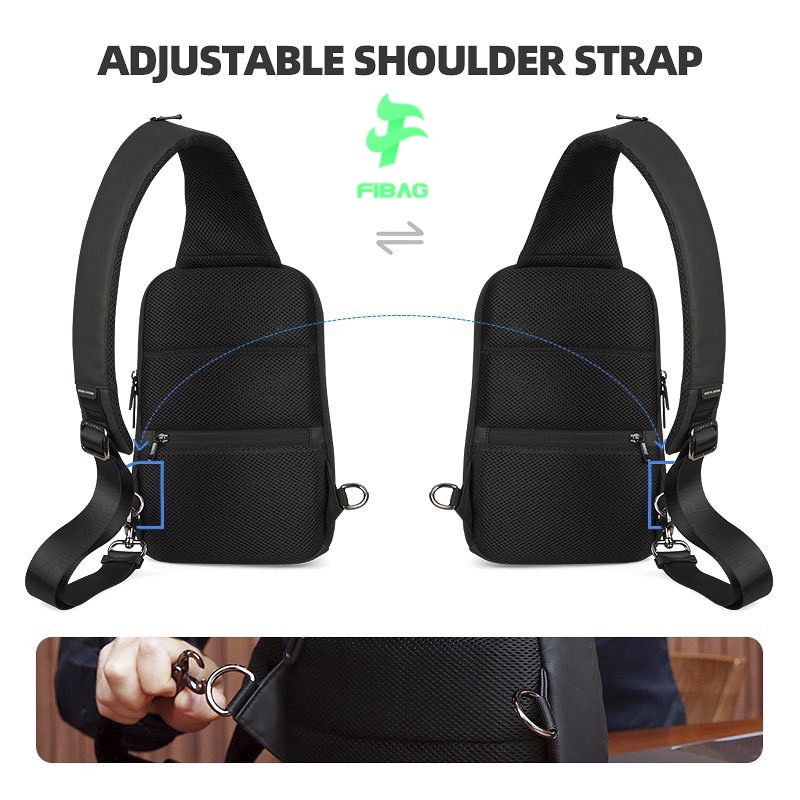 TÚI ĐEO CHÉO NAM MARK RYDEN FI25  - 11INCH Cao Cấp - Chống Thấm Nước - Chính Hãng