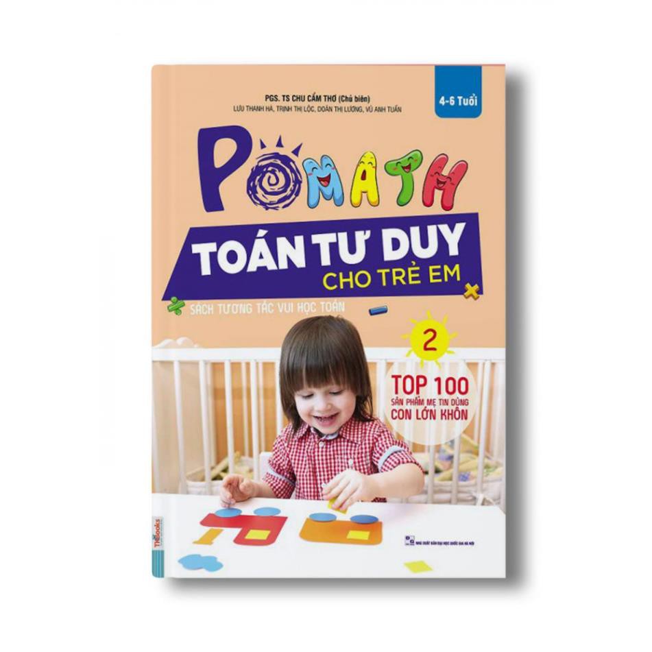 Sách - Pomath - Toán Tư Duy Cho Trẻ Em 4 -6 tuổi ( tập 2 )