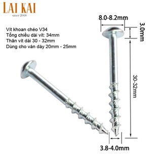 Vít khoan chéo V34 V38