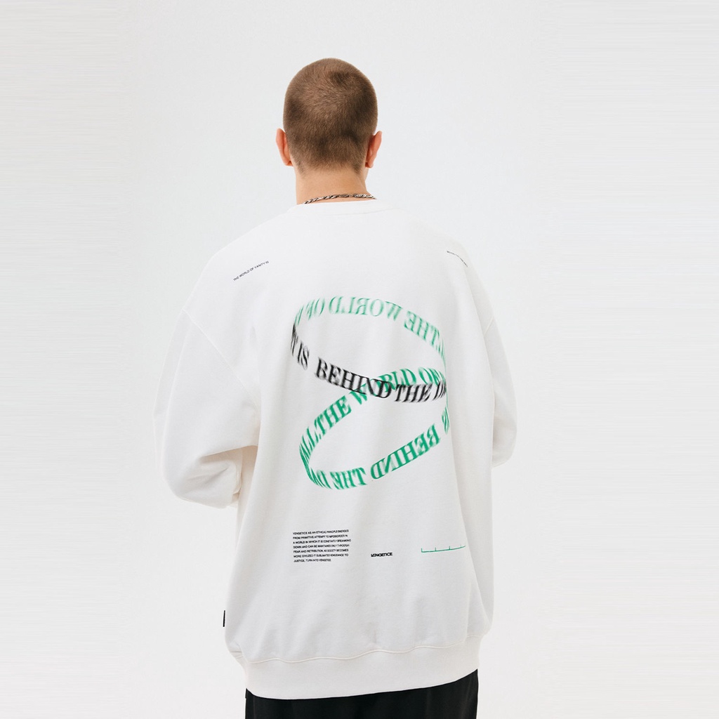 Áo Sweater Cotton Cổ Tròn Dáng Rộng Unisex Mới 2021