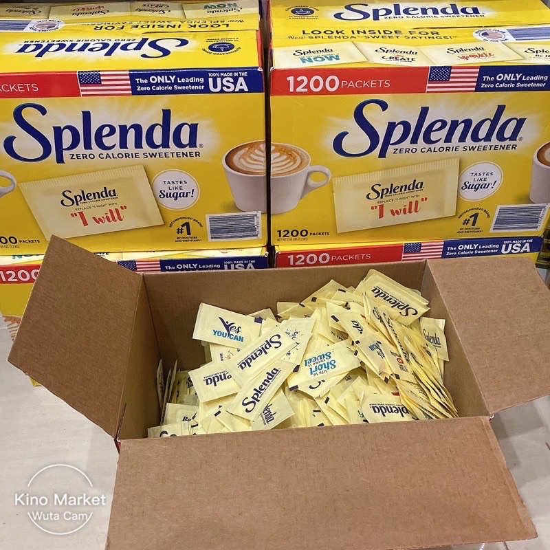 Đường ăn kiêng Splenda Zero Calorie Sweetener 1200 gói