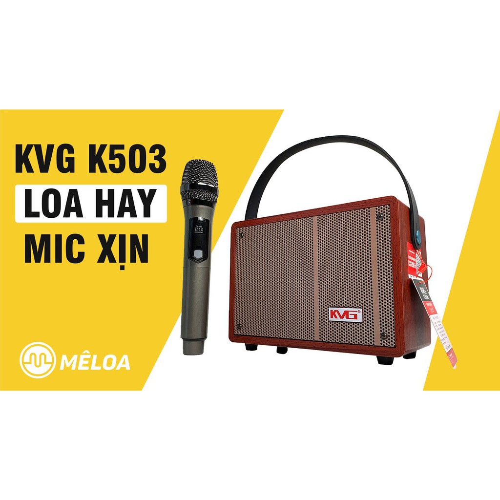 Loa Kéo Karaoke KVG K5-30 Tặng Kèm 1 Micro Không Dây Hát Cực Hay,  Loa Di Động Mini Thùng Gỗ Sang trọng Dễ Dàng Mang Đi
