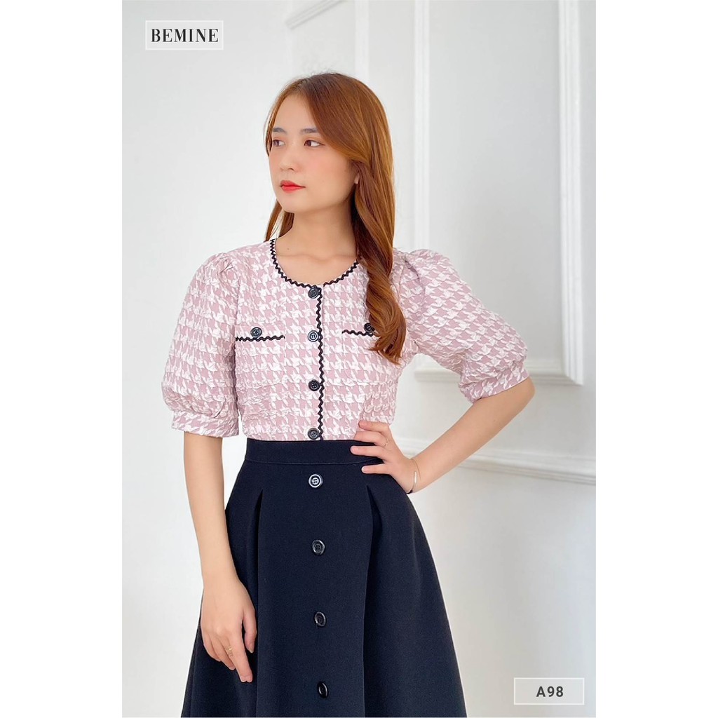 Áo công sở nữ ngắn phong cách BEMINE A98HONG