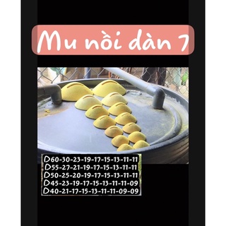 Sáo dàn mu nồi 7-9-11 quả