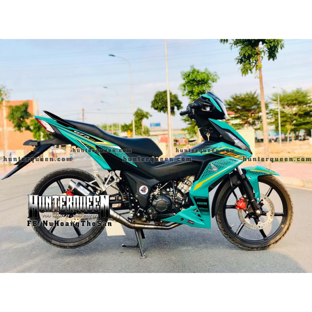 Tem rời xe Winner GTR xanh ngọc. Chất lượng cao, bền đẹp. Decal chế theo yêu cầu