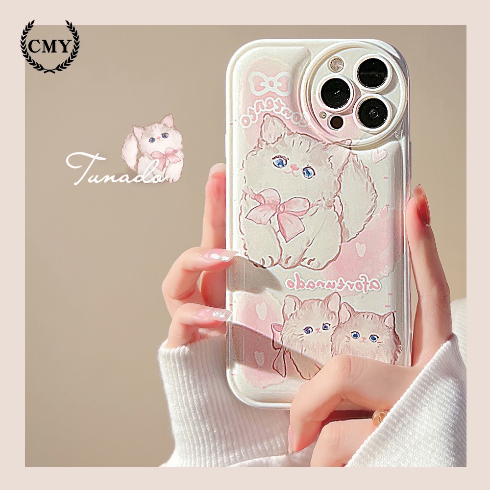 Ốp Điện Thoại tpu silicone Mềm Hình Mèo Hoạt Hình Cho iphone 11 12 13 pro max mini XR XS 7 8 plus