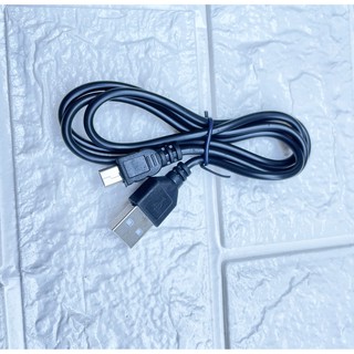 Dây nguồn Mini USB, dài 0.8m, đầu cắm nguồn USB