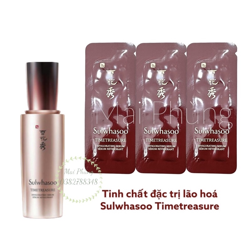 [GIÁ TỐT] Gói tinh chất chống lão hoá Sulwhasoo thông đỏ Timetreasure invigorating serum