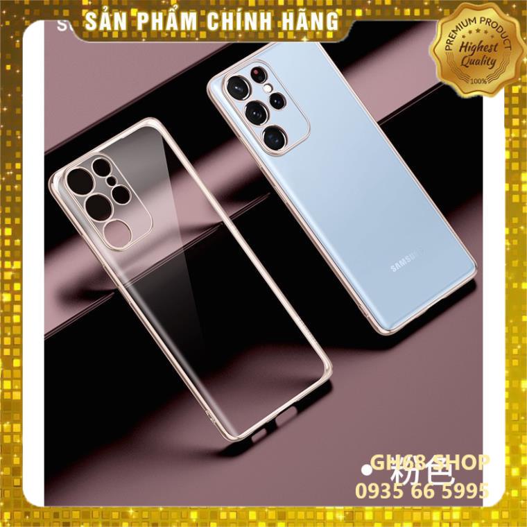 Ốp lưng Sulada trong viền màu Samsung Galaxy S22 S22 plus S22 ultra - Hàng chính hãng SULADA