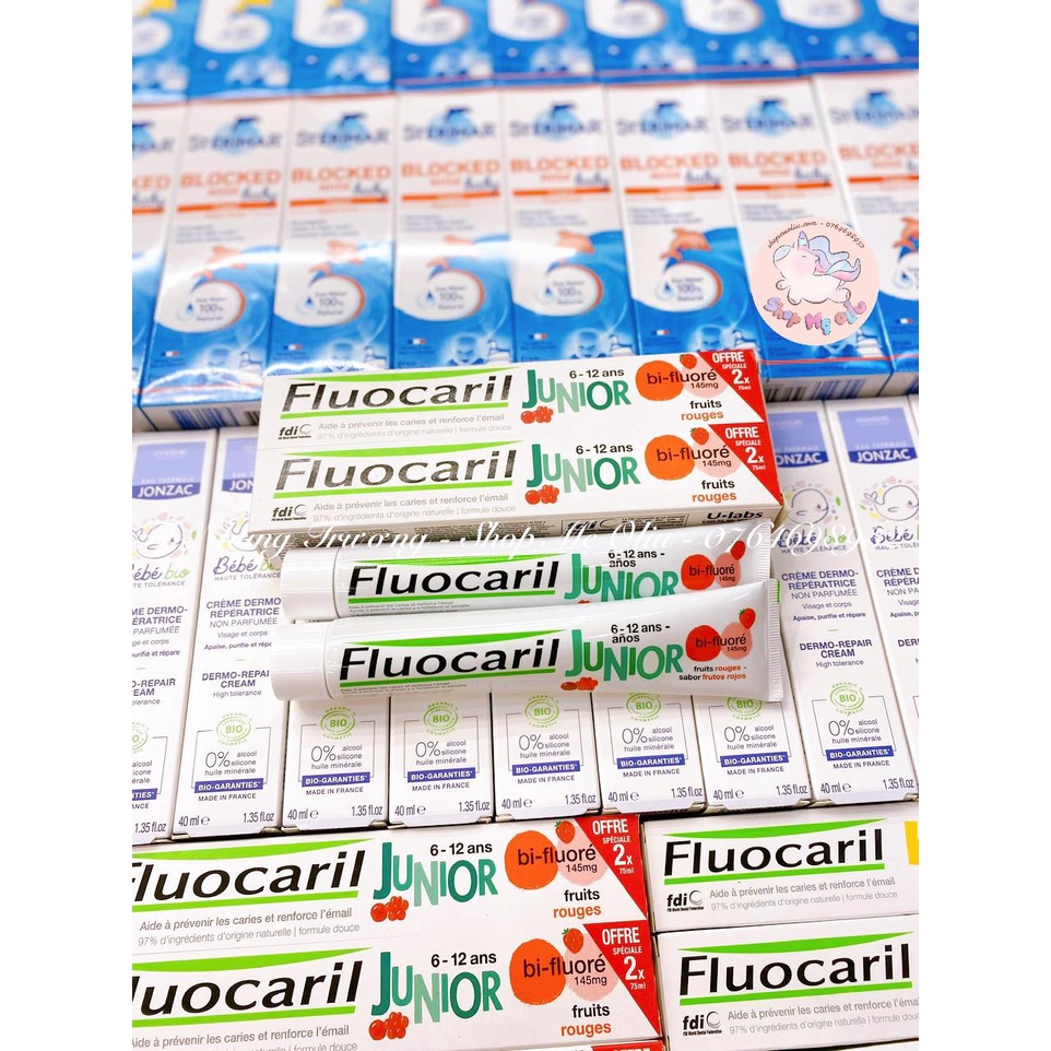 Kem đánh răng Fluocaril Pháp cho bé từ 3T,6T,12 TUỔI vị trái cây