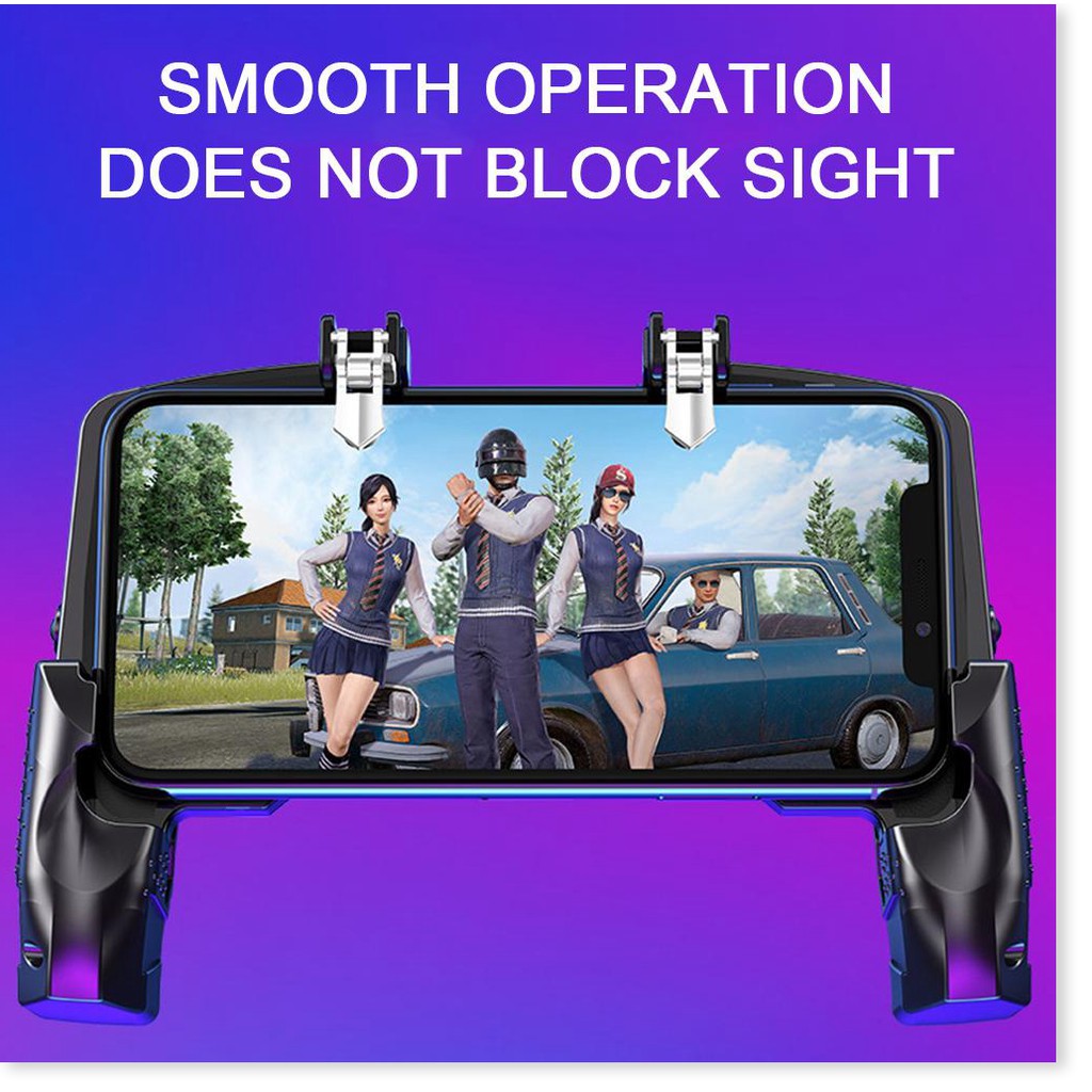 Tay cầm chơi game 4 ngón thiết bị kết nối hỗ trợ PUBG K21 Tay cầm không ồn nút bắn nhanh thượng hạng cho trò chơi PUBG R | BigBuy360 - bigbuy360.vn