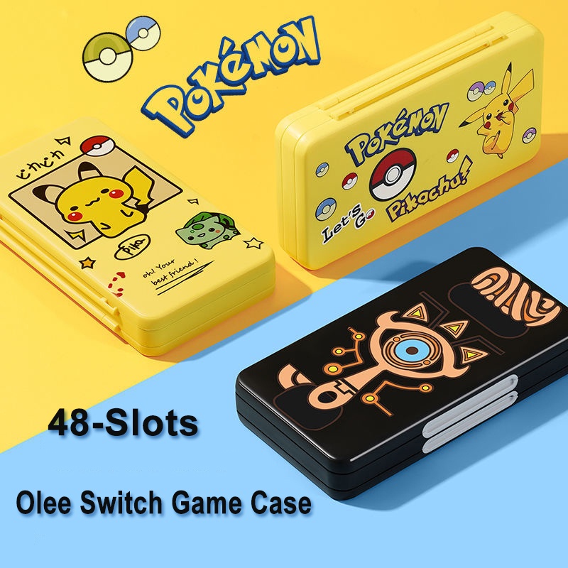 Hộp Đựng Thẻ Game Switch / NS / OLED / Lite 48 Thẻ Game Và 24 Micro SD