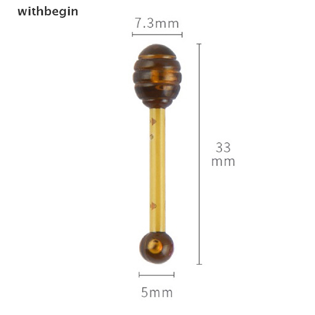 Bộ 10 Cây Đũa Muỗng Múc Mật Ong Bằng Nhựa Kiểu Cổ Điển Tiện Dụng