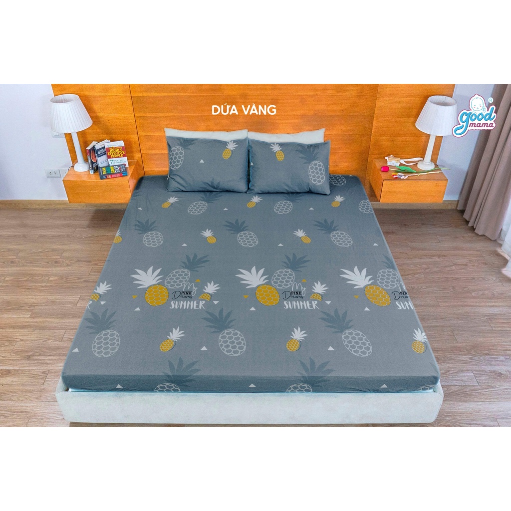 Ga Chống Thấm Cotton Cao Cấp Goodmama Chính Hãng Bảo Vệ Đệm An Toàn - Thoáng Mát