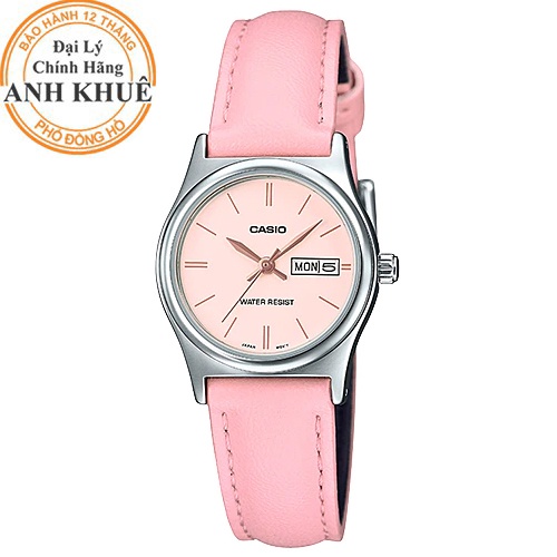 Đồng hồ nữ dây da Casio Anh Khuê LTP-V006L-4BUDF