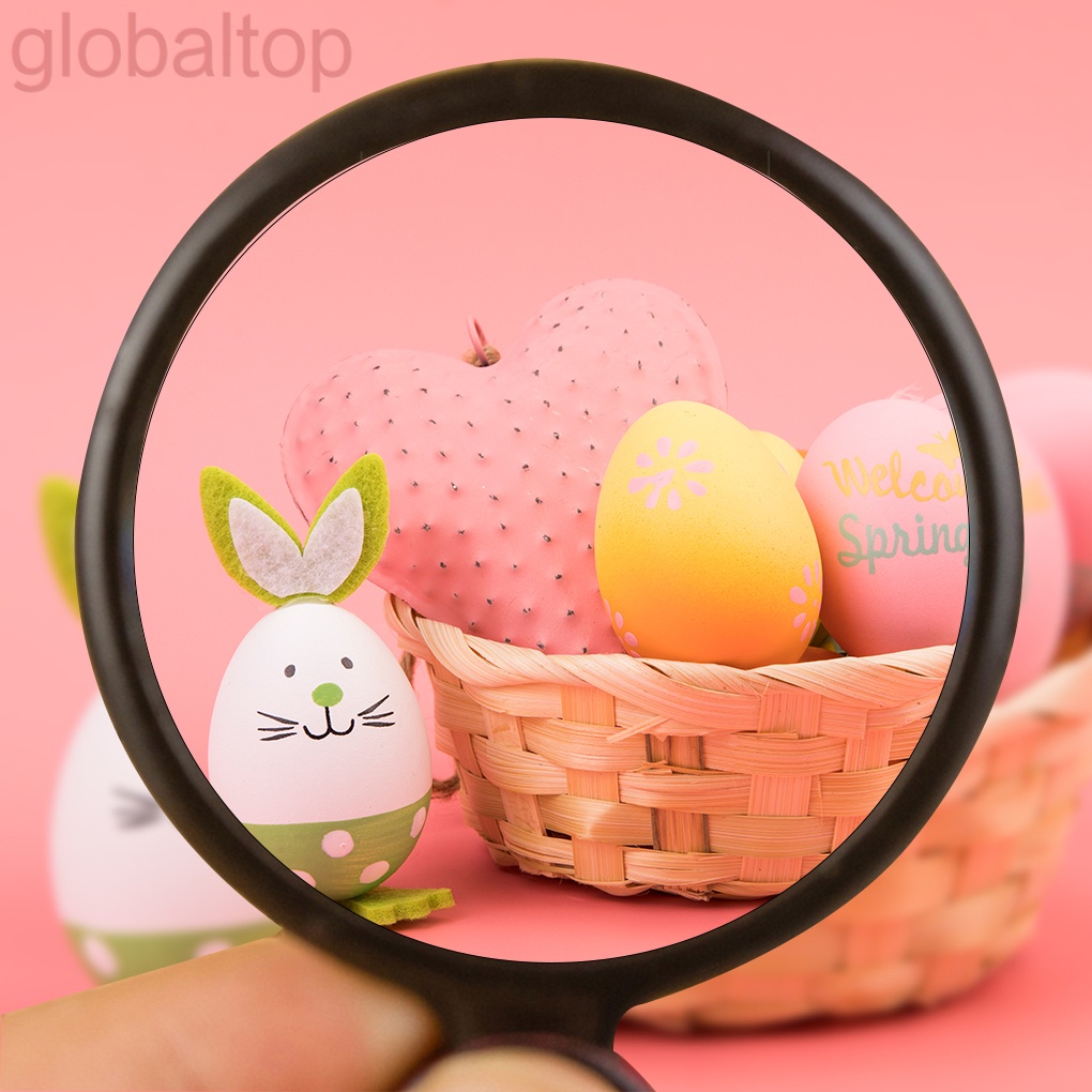 Kính lúp mini bỏ túi 8x 50mm dùng đọc trang sức màu sắc ngẫu nhiên