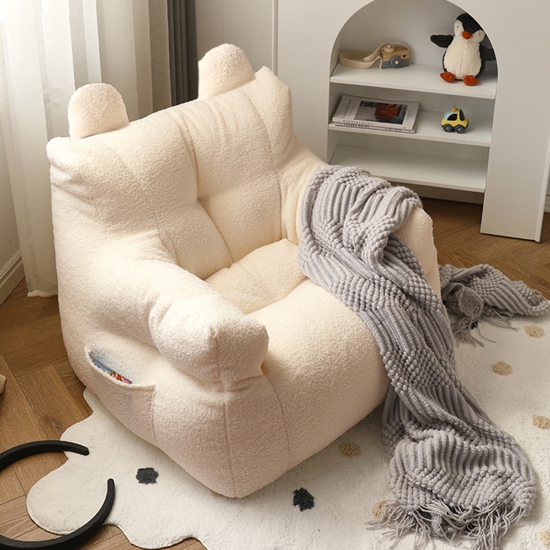 Ghế Lười Sofa Mềm Mại Có Túi Đựng Đồ Tiện Lợi Dành Cho Người Lớn Và Trẻ Em