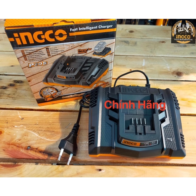 INGCO Sạc nhanh 20V FCLI2003