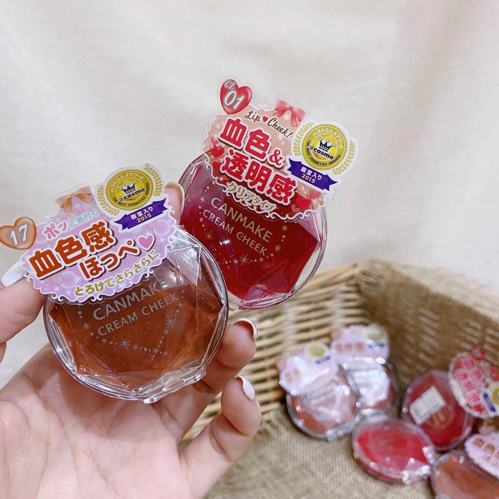 Kem má hồng Canmake Cream Cheek Nhật Bản - Phấn má hồng dạng kem CANMAKE CREAM CHEEK Nhật Bản