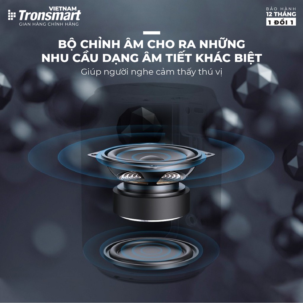 Loa Bluetooth 5.0 Tronsmart Element T6 Mini Chống nước IPX6 - 15W - Bảo hành 12 tháng 1 đổi 1