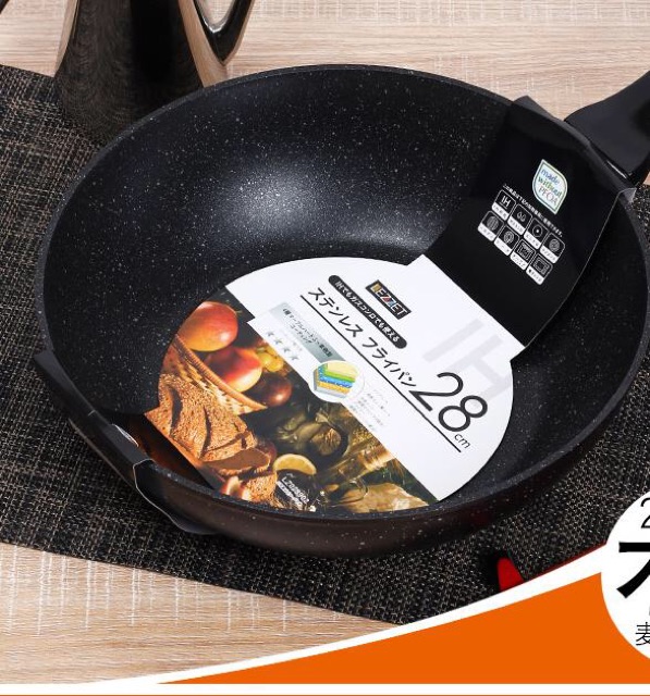 Chảo đáy từ LEZZET ĐÁ HOA CƯƠNG size 26 cm-26901.