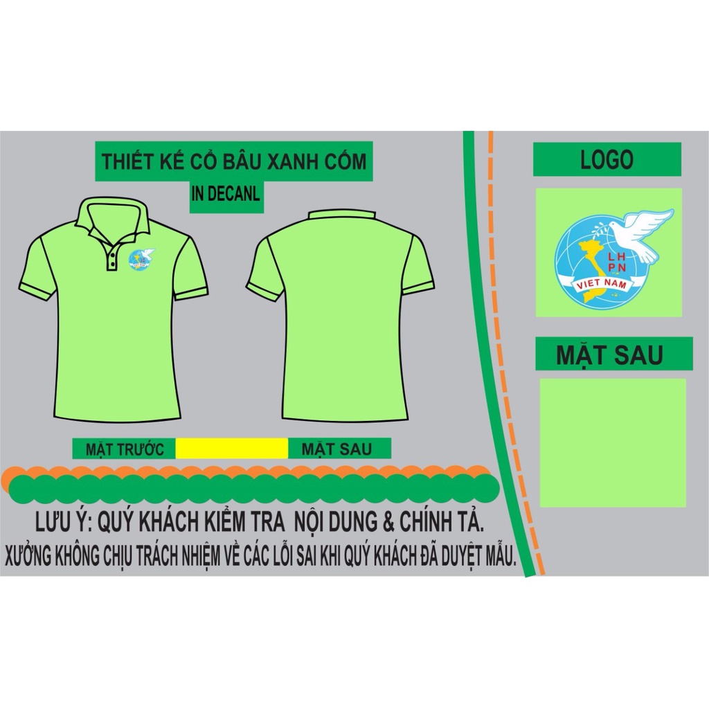 Áo Thun Hội Liên Hiệp Phụ Nữ VIỆT NAM