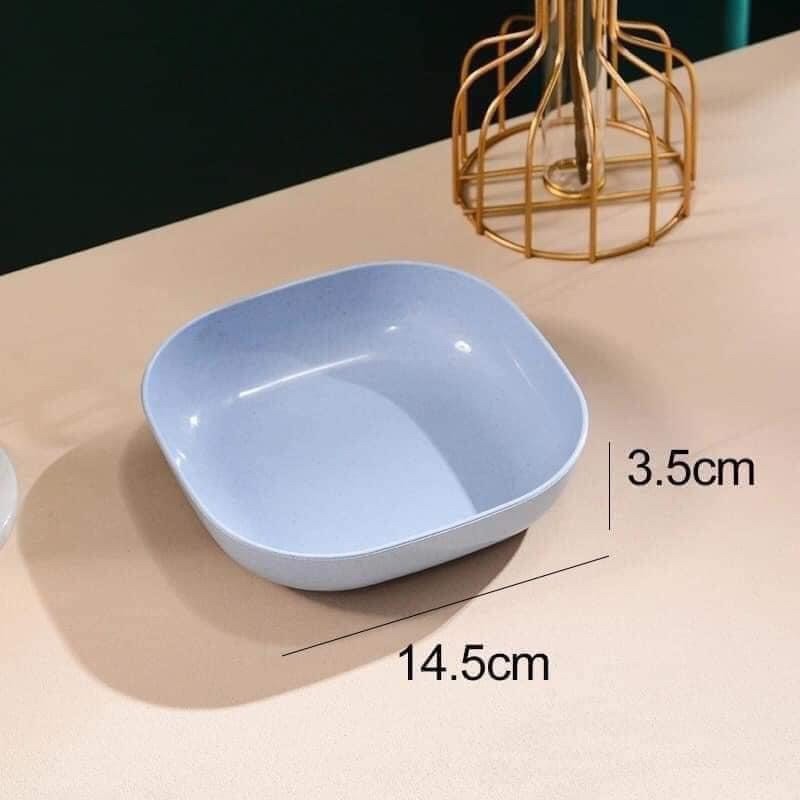 Đĩa Lúa Mạch T2K Shop Chất Liệu Lúa Mạch 15 Cm - Set 8 Đĩa Lúa Mạch An Toàn Cho Sức Khoẻ