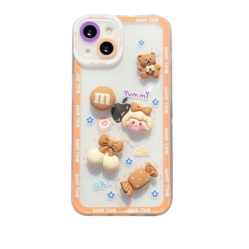 Ốp điện thoại chống sốc gắn charm Full các dòng điện thoại iphone/samsung/oppo/vivo/vsmart/xiaomi/...