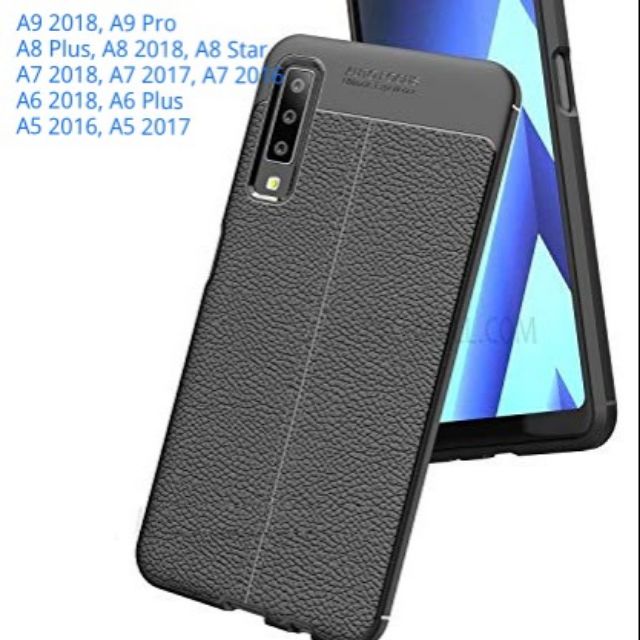 Ốp Lưng Dẻo Da Đen Samsung A9 2018, A8 Plus, A8 2018, A7 2018, A7 2017, A6 Plus, A5 2017...