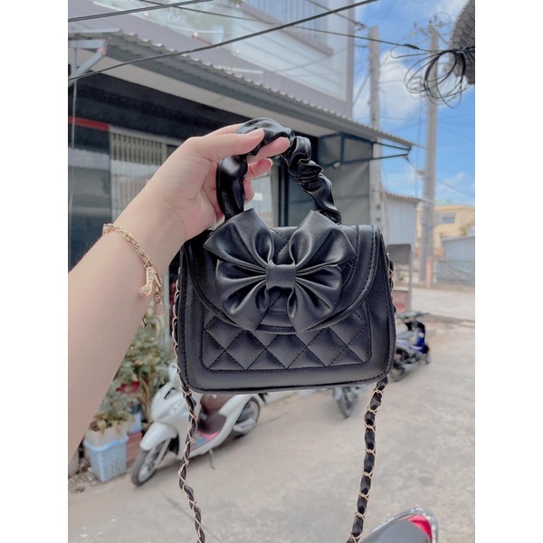 Túi đeo chéo, Túi xách nữ đính nơ