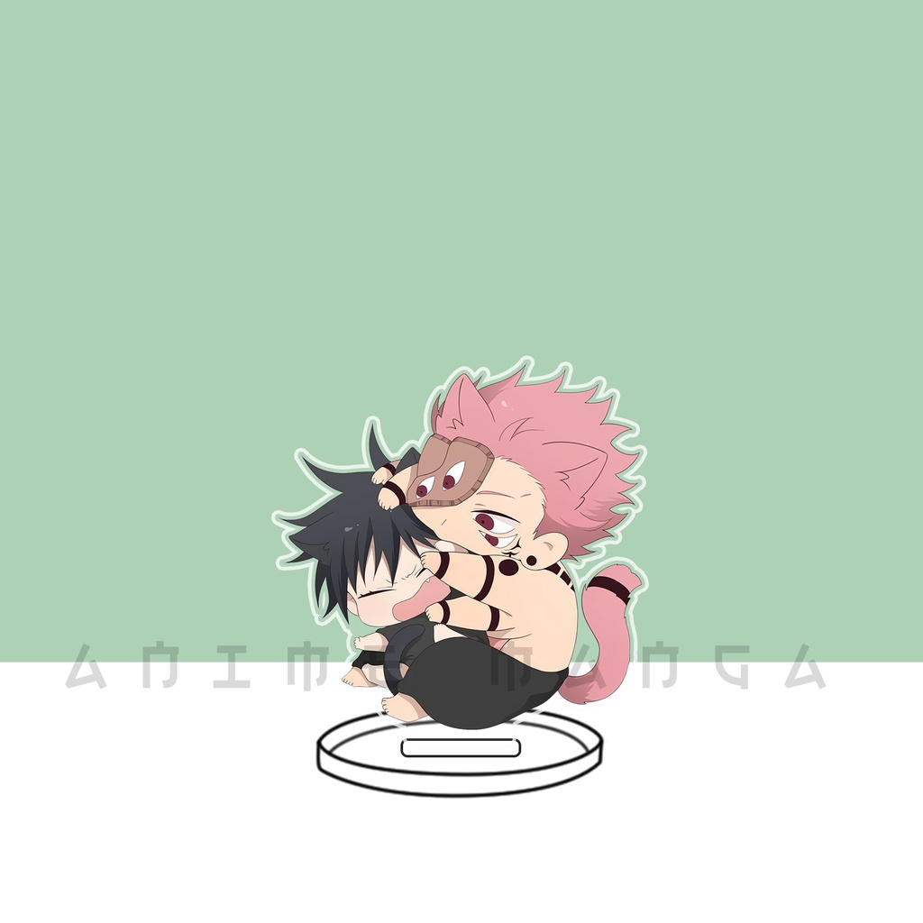 Mô Hình Nhân Vật Anime Jujutsu Kaisen Standee Chú Thuật Hồi Chiến Chibi Chất Liệu Acrylic decor góc học tập bàn làm việc