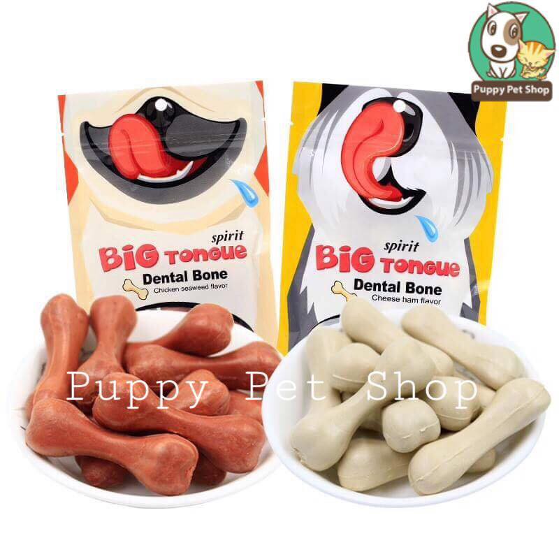 Xương Gặm Cho Chó Big Tongue Dental Bone 100g