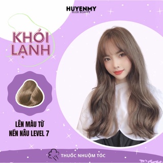 Thuốc Nhuộm Tóc KHÓI LẠNH tặng kèm găng tay, trùm tai ni lông tiện lợi