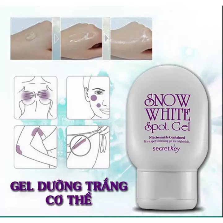 [Mã COSCOCOT4 -8% đơn 250K] Gel Giảm Và Ngăn Ngừa Thâm Secret Key Snow White Spot Gel 65g