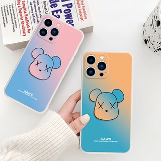 Ốp điện thoại hình gấu màu gradient #H076 cho iPhone 12 Case iPhone 13 Pro Max iPhone 11 Pro Max
