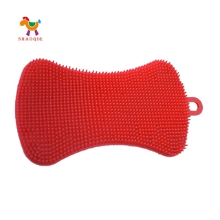 (Hàng Mới Về) Bông Tắm Silicone Chăm Sóc Da Màu Sắc Ngẫu Nhiên