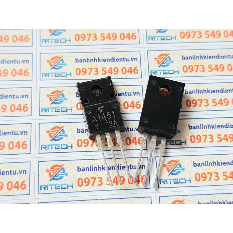 [Combo 3 chiếc] A1451, 2SA1451 Transistor PNP 50V-12A TO-220F