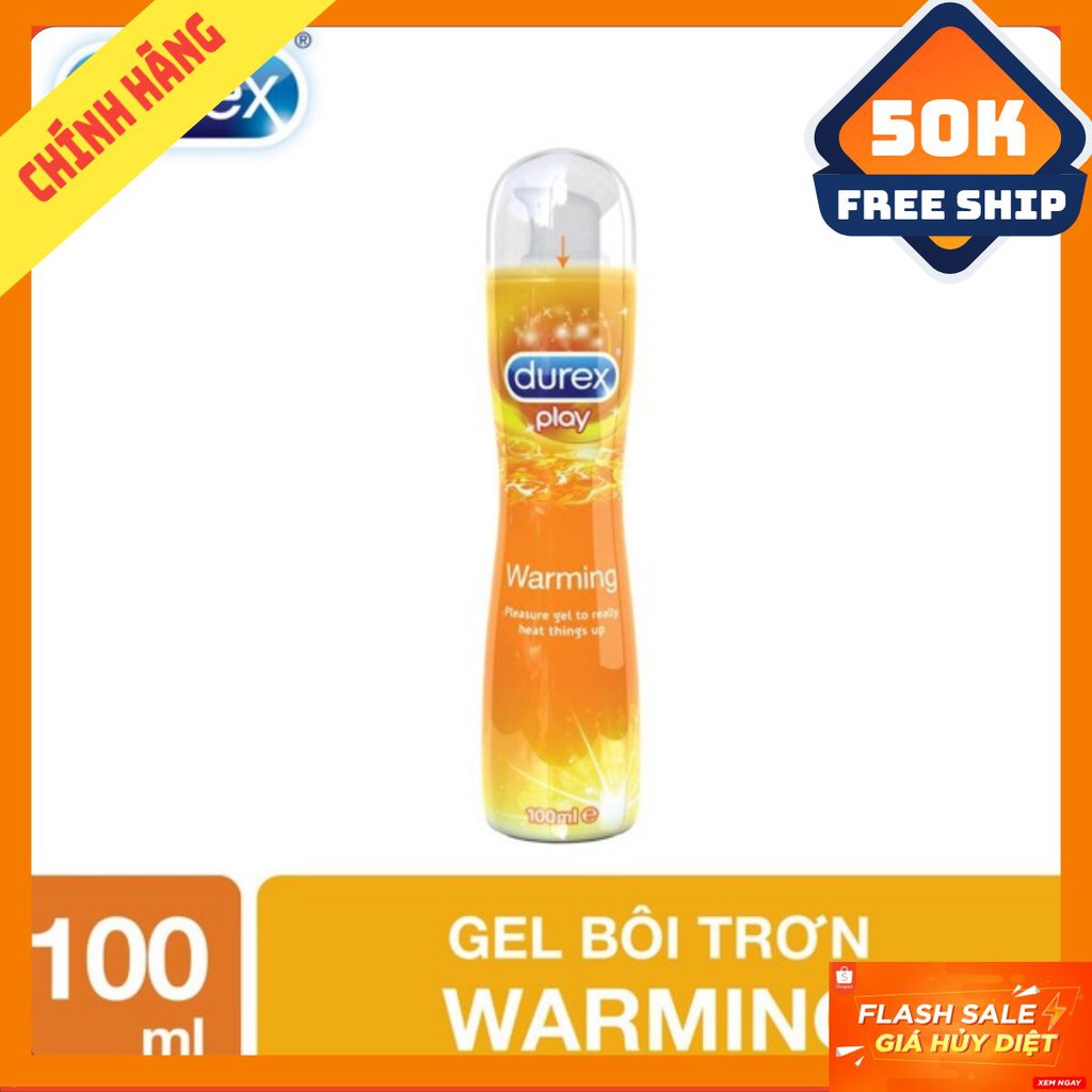 Gel Bôi Trơn Durex Play Warming 100ml Truyền Nhiệt Yêu Nhanh Chóng 100ml - Chính Hãng Thái Lan