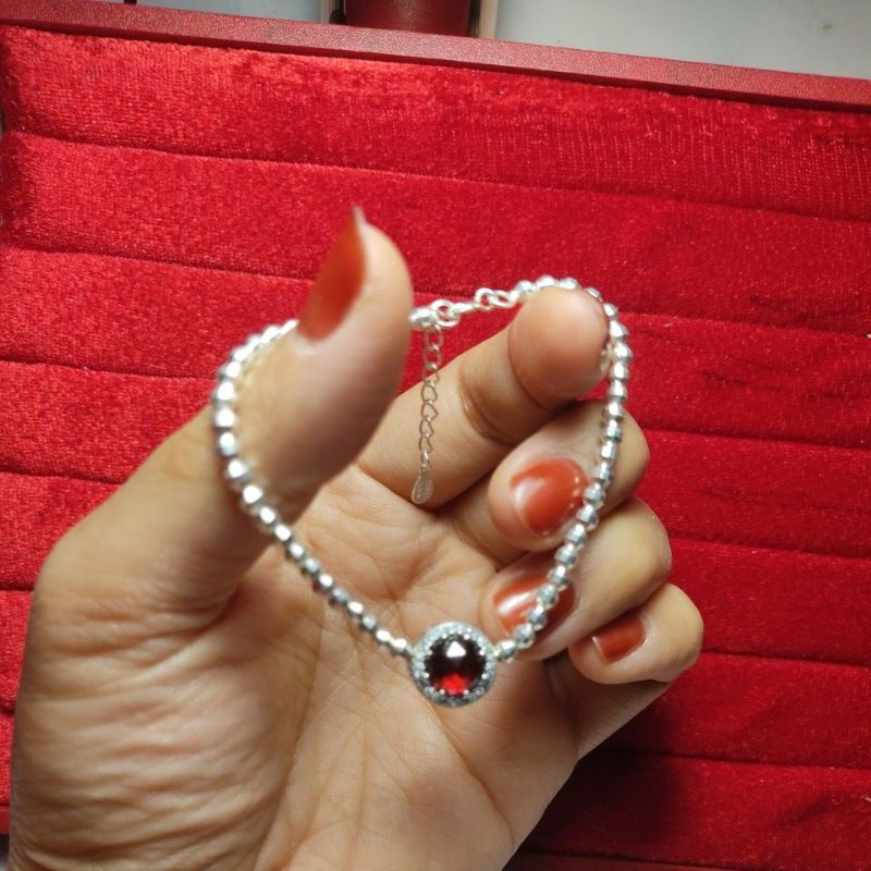 LẮC TAY BI BẠC CHAM PAN  ĐỦ MÀU