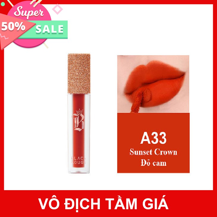 Son Black Rouge A33 ⚡️𝑯𝒂̀𝒏𝒈 𝑯𝒂𝒏𝒅𝒎𝒂𝒅𝒆⚡️ Màu Đỏ Cam