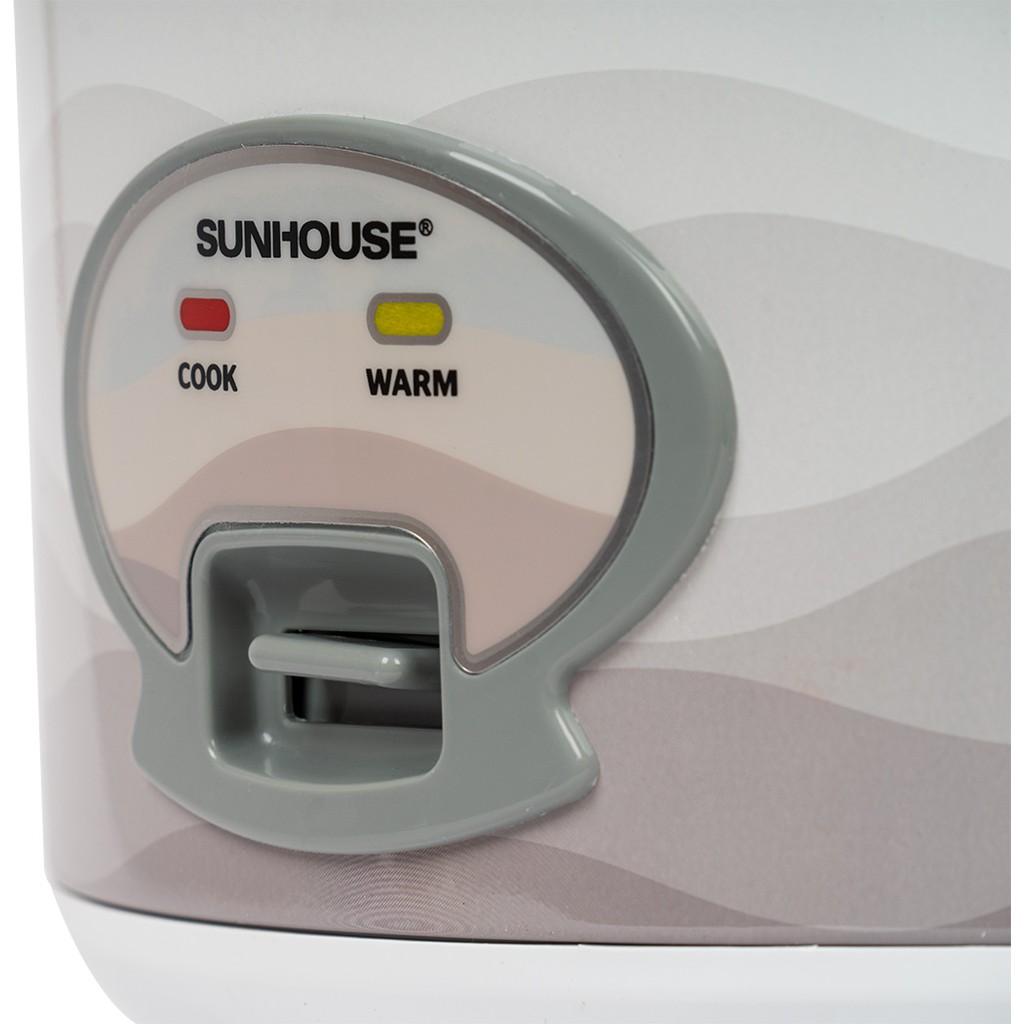 NỒI CƠM ĐIỆN NẮP GÀI SUNHOUSE SHD8602 ,1.8 L, 700W, lòng nồi chống dính, Xuất xứ Việt Nam, bảo hành 12 tháng