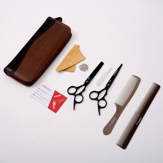 Bộ Kéo Cắt Tỉa Tóc Cao Cấp Freelander F28 [Tặng kèm bao da+lược+phụ kiện]