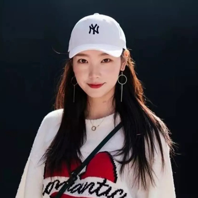 Mũ Lưỡi Trai Thêu Chữ mlb Thời Trang Hè Thu Cá Tính Dành Cho Cặp Đôi