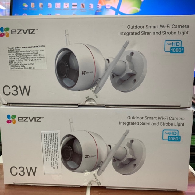 [Mã ELMS4 giảm 7% đơn 500K] Camera IP ngoài trời EZVIZ CS-CV310 C3W 1080P(Hỗ trợ đèn và còi cảnh báo