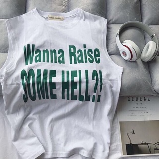 Áo thun Tanktop SOME HELL Localbrand ICVCVNI Unisex Cotton