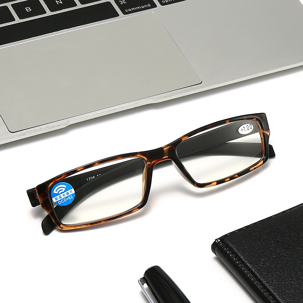 Kính Đọc Sách Unisex Bảo Vệ Thị Lực Chống Ánh Sáng Xanh Dương Độ Nét Cao Gọng PC Siêu Nhẹ Tiện Dụng