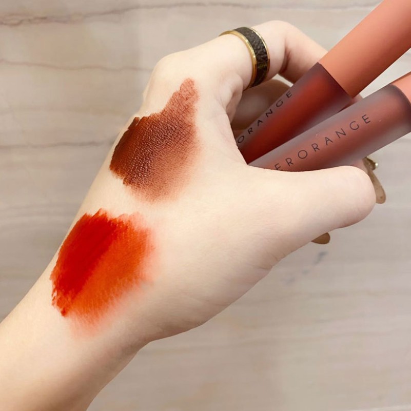 Son kem lì Herorange Velvet Lip Glaze Air Matte 2.2g