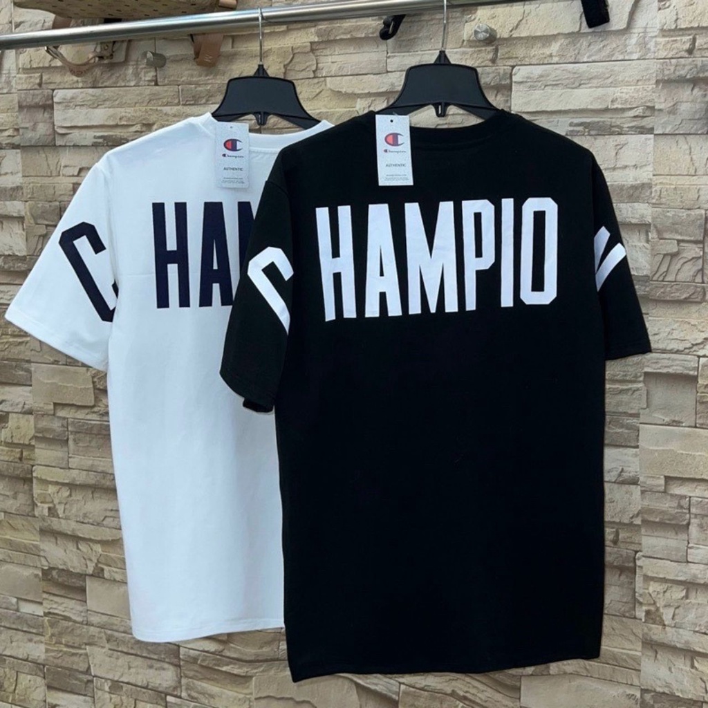 [Best Quality] Áo Thun Champion Biglogo, Áo Thun Cộc Tay In Chữ Champion Biglogo